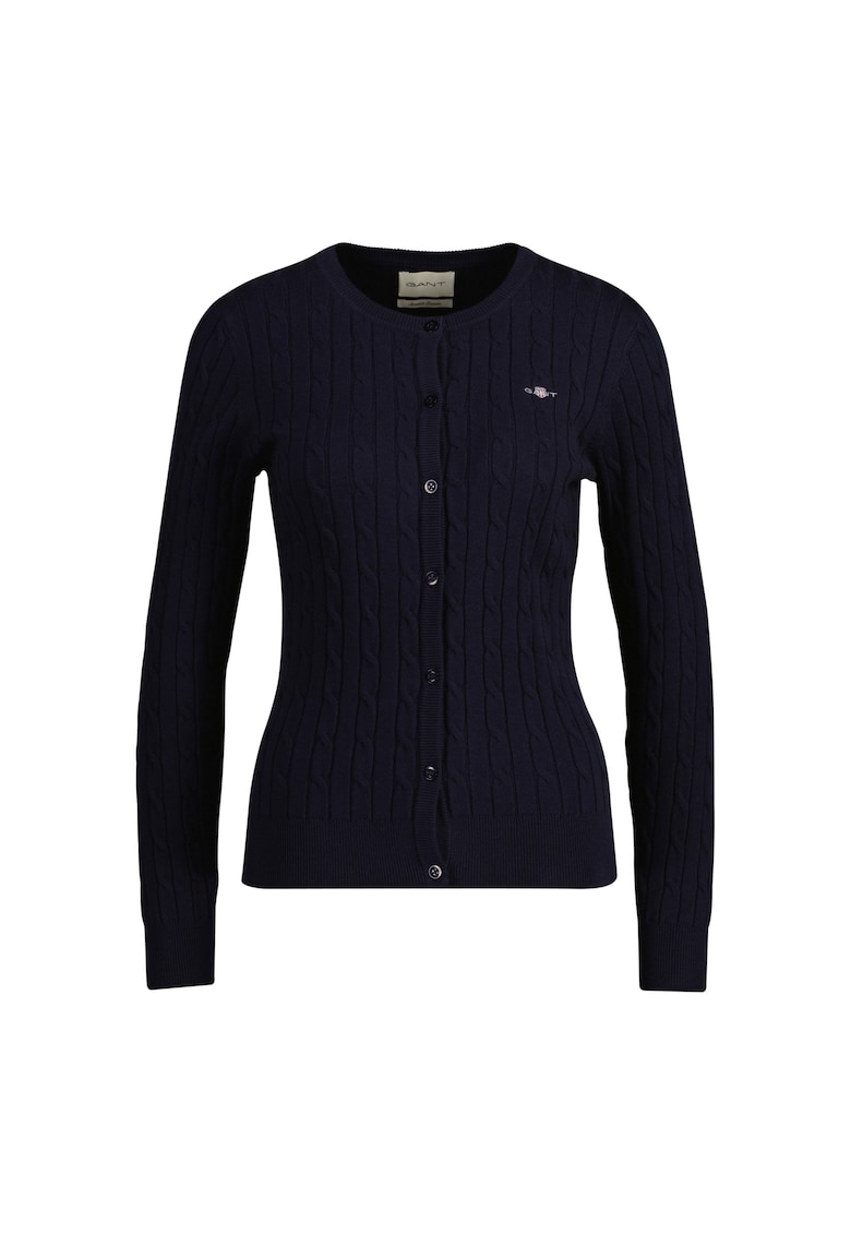 Плетена жилетка с копчета Gant