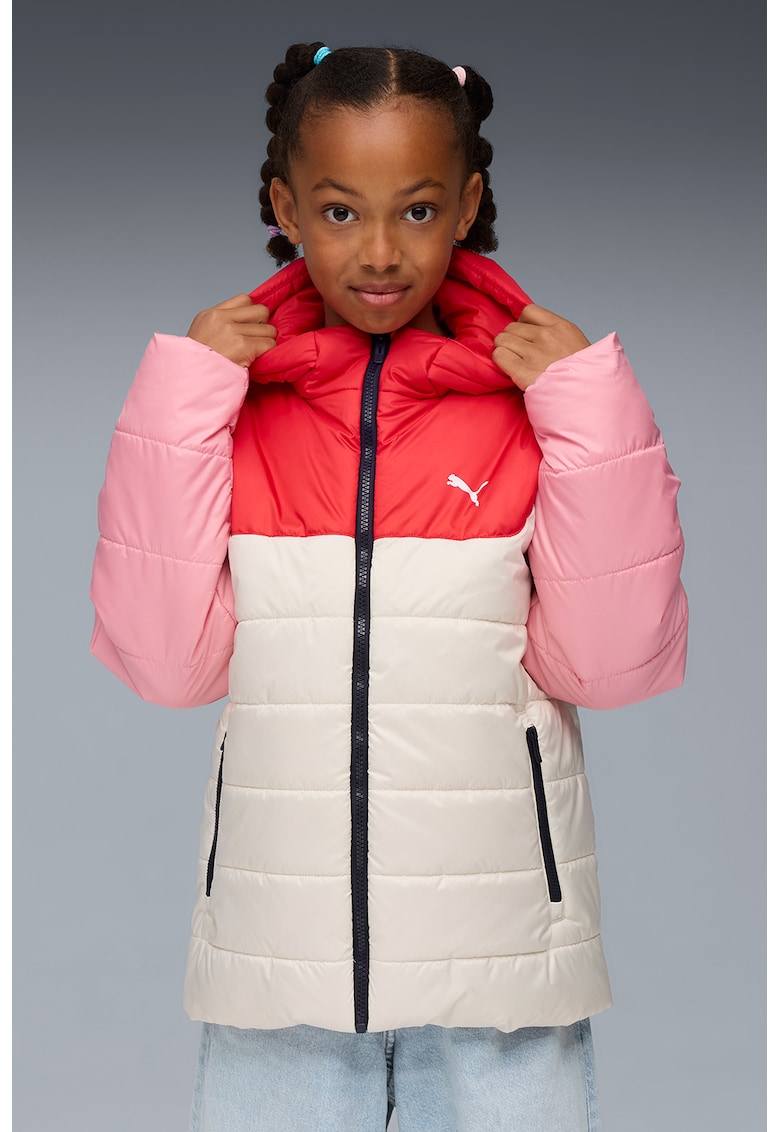 Подплатено зимно яке с качулка Puma