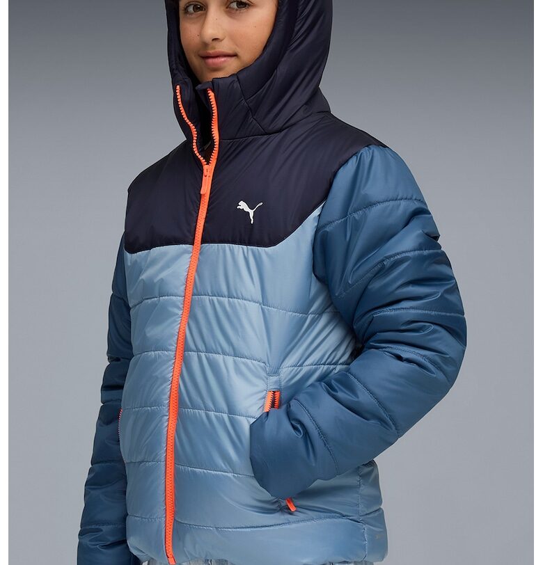 Подплатено зимно яке с качулка Puma