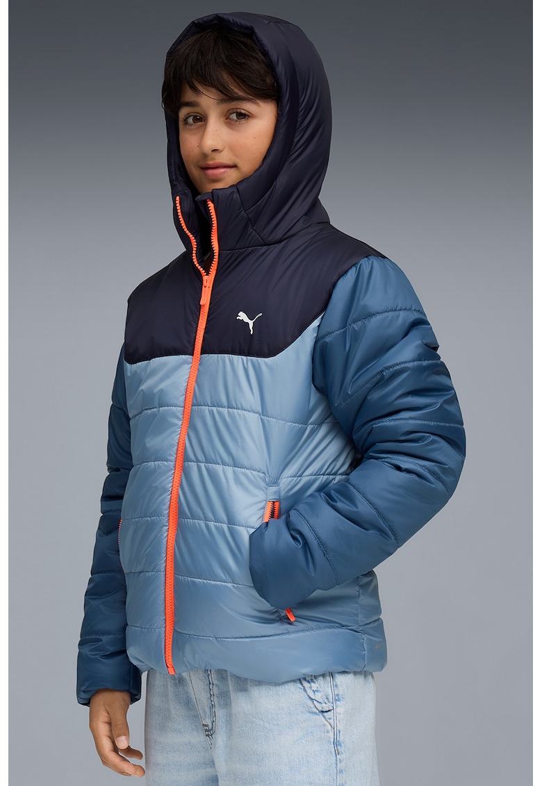 Подплатено зимно яке с качулка Puma