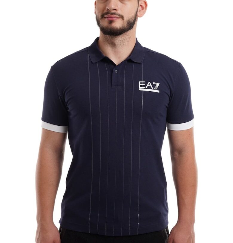 Поло тениска Emporio Armani  Golf Club M Polo PQ ST Stripes 3DPF26PJ04Z01554 EA7