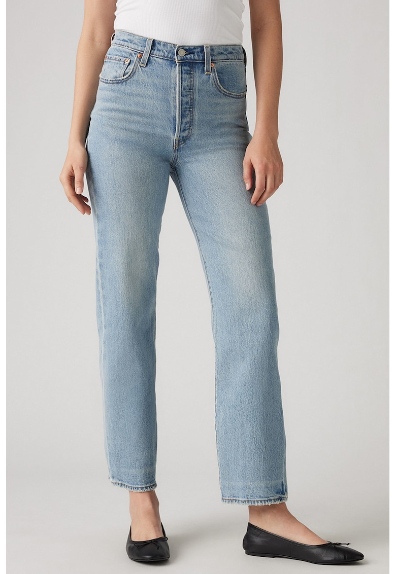 Прави дънки Ribcage - Червен/Прашно синьо/Карамел Levis