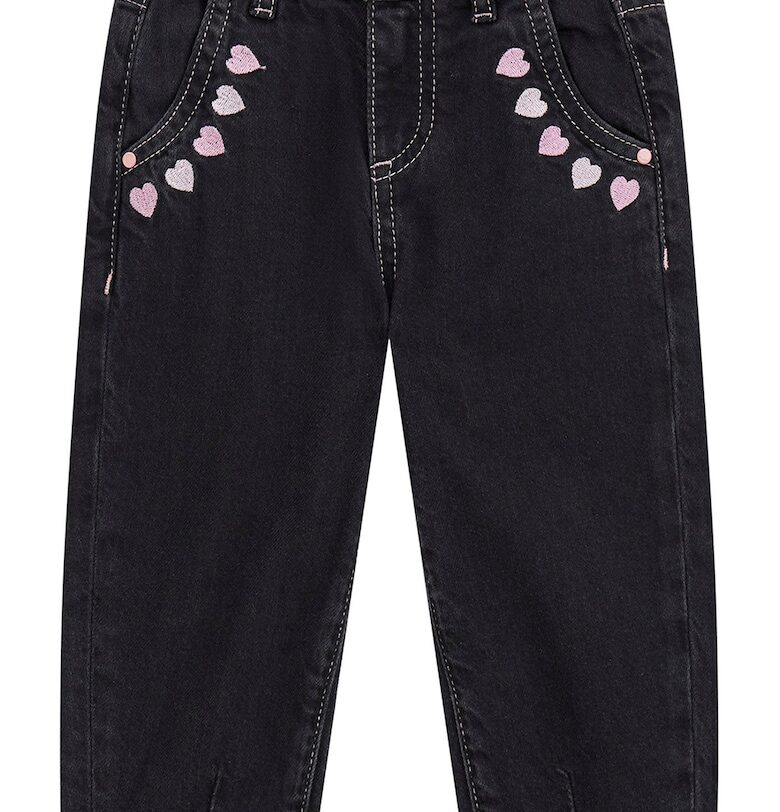 Прави дънки с бродерии GUESS KIDS