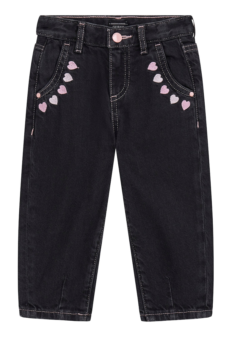 Прави дънки с бродерии GUESS KIDS