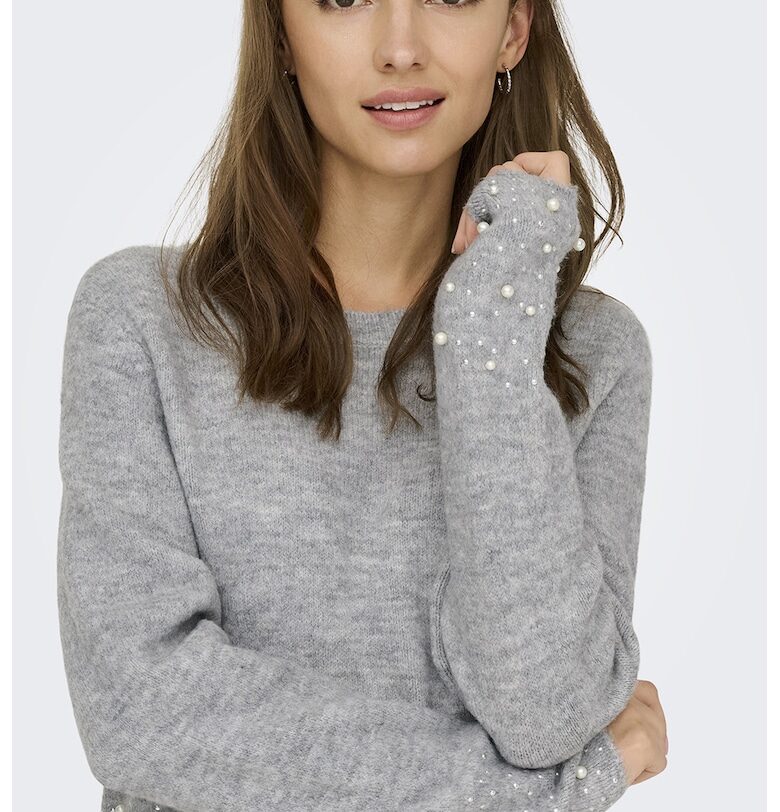 Пуловер с апликирани мъниста JdY