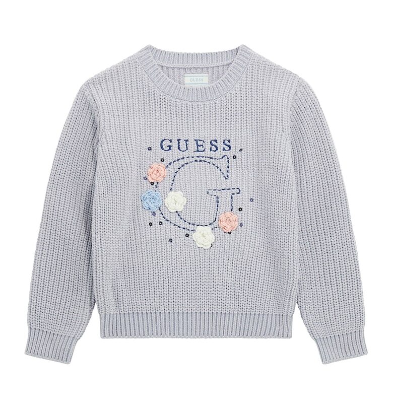 Пуловер с бродирано лого GUESS KIDS