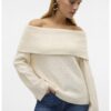 Пуловер с голи рамене Vero Moda