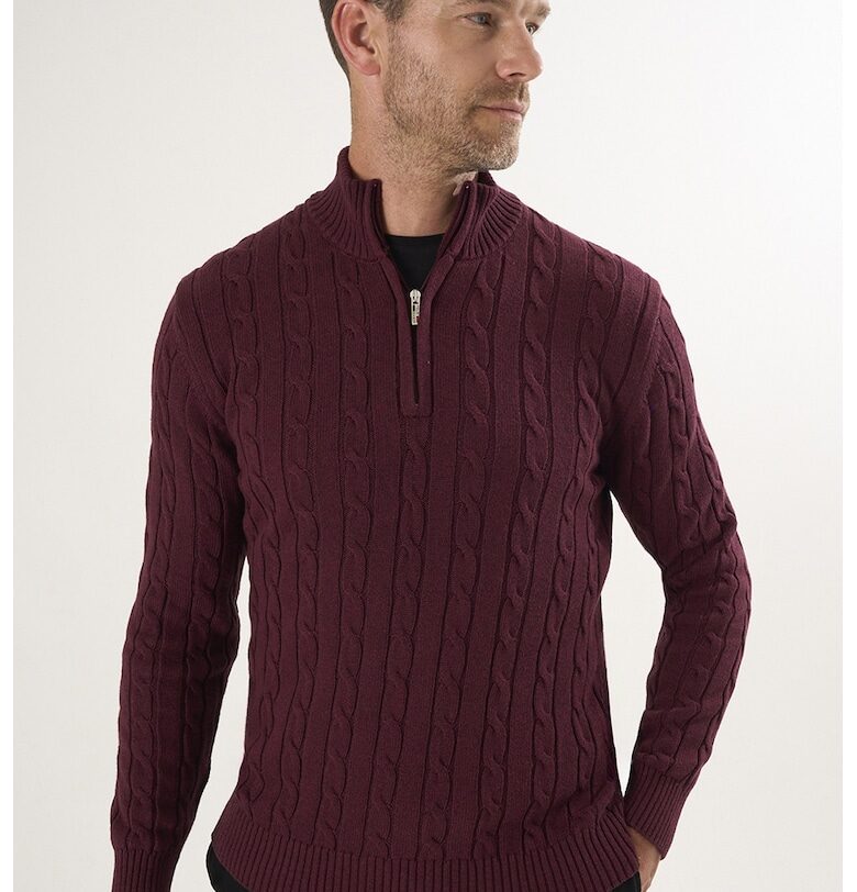 Пуловер с къс цип Felix Hardy