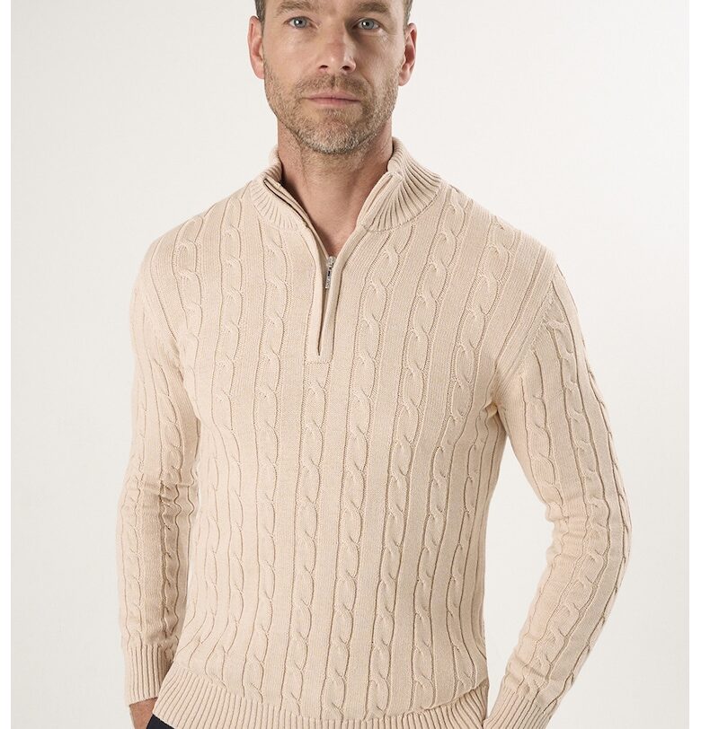 Пуловер с къс цип Felix Hardy