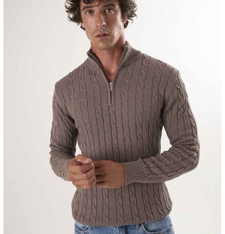 Пуловер с къс цип Felix Hardy