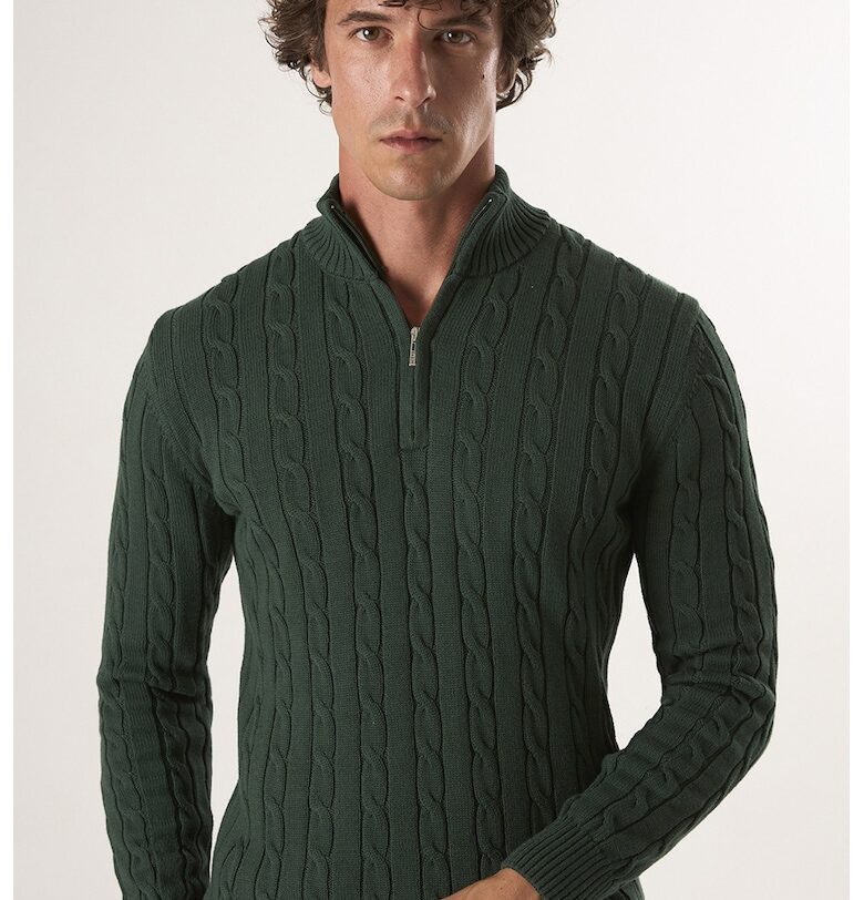 Пуловер с къс цип Felix Hardy