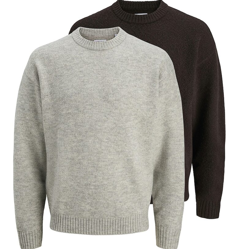 Пуловер с овално деколте - 2 части Jack  Jones