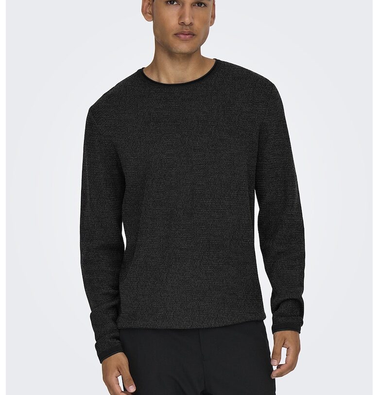 Пуловер с овално деколте Only  Sons