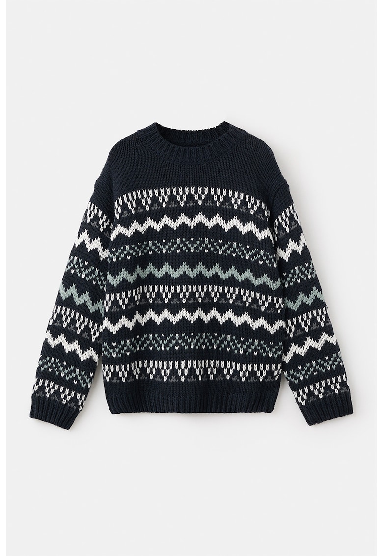 Пуловер с фигурален принт Mango