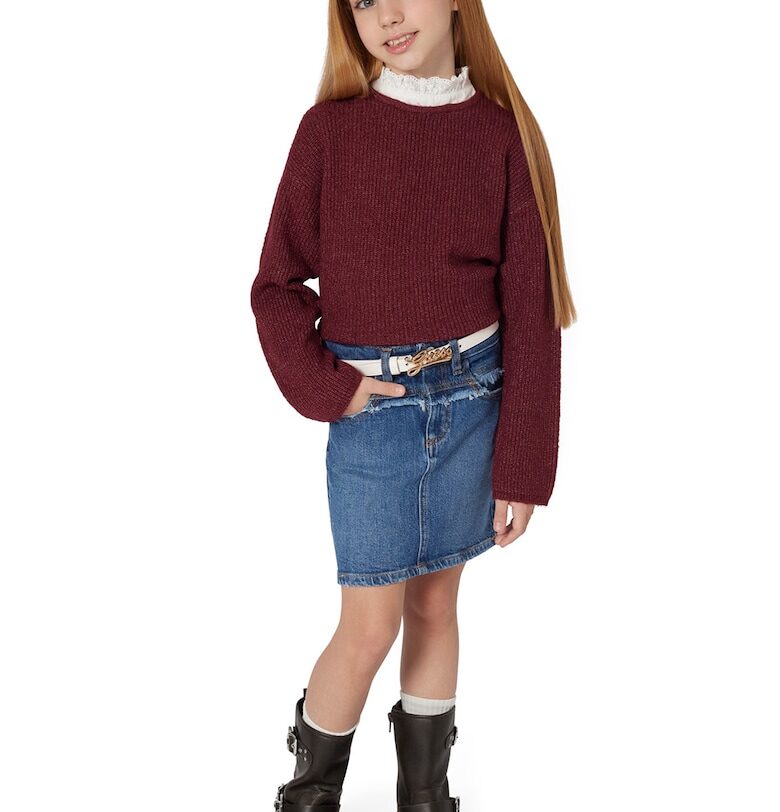 Пуловер с яка Сан Гало GUESS KIDS