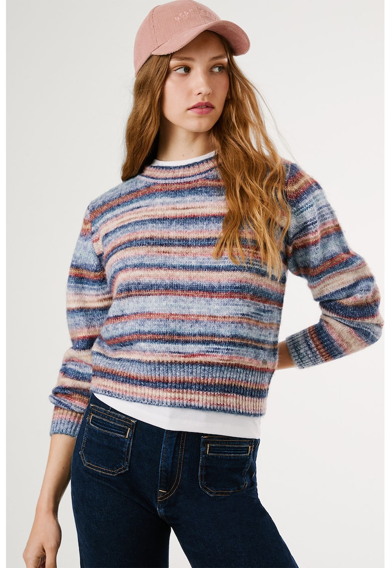 Раиран пуловер с вълна Pepe Jeans London