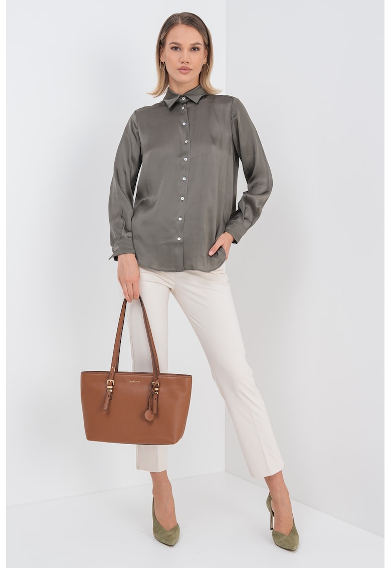 Риза с коприна с дълги ръкави Marella