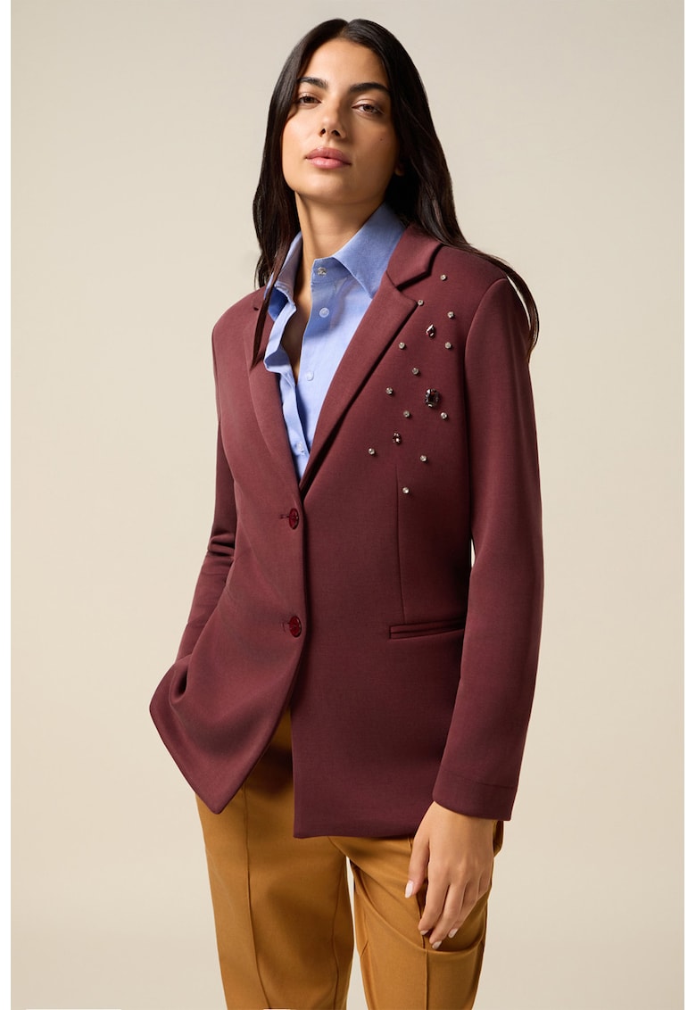 Сако с декоративни камъни и копчета Oltre