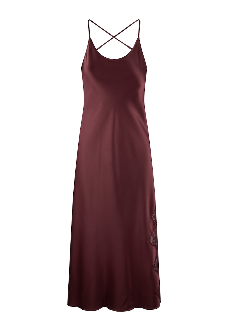 Сатенена нощница с дантела LingaDore