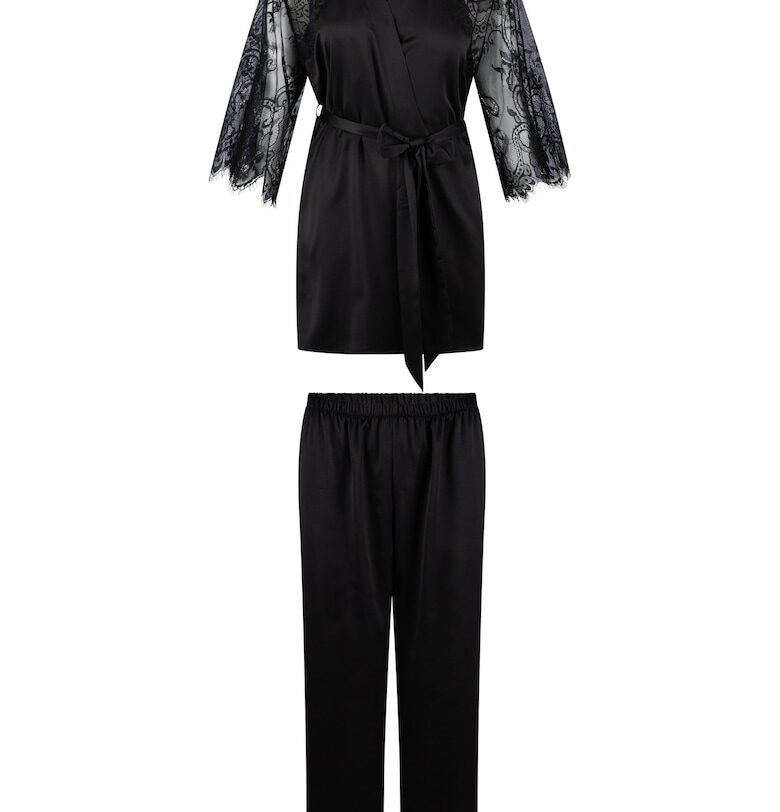 Сатинирана пижама с дантела LingaDore