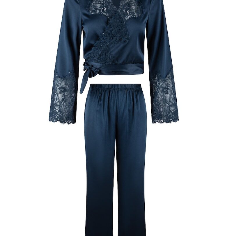 Сатинирана пижама с дълги ръкави LingaDore