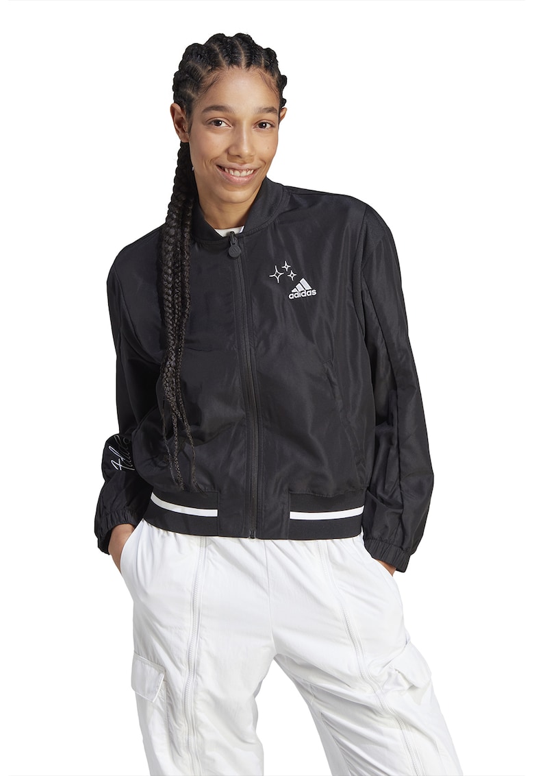 Свободно яке бомбър със скосени джобове adidas Sportswear