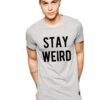 Сива мъжка тениска - Stay Wired THEICONIC