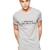 Сива мъжка тениска - разбирам THEICONIC