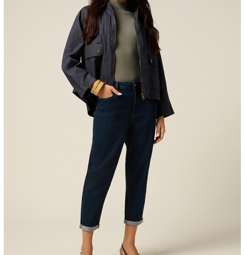 Скъсени дънки със средновисока талия Oltre