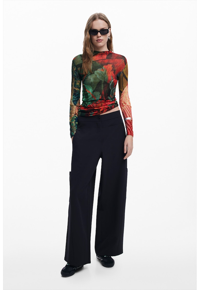 Слим блуза с флорален принт DESIGUAL