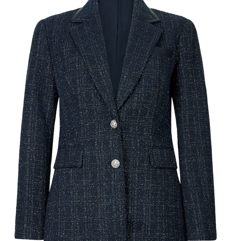 Слим сако с бляскави частици Liu Jo