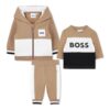Спортен екип и блуза с лого - 3 части BOSS Kidswear