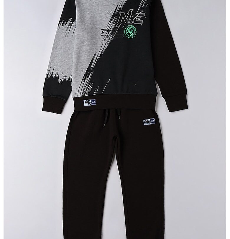 Спортен екип с памук с принт Sarabanda