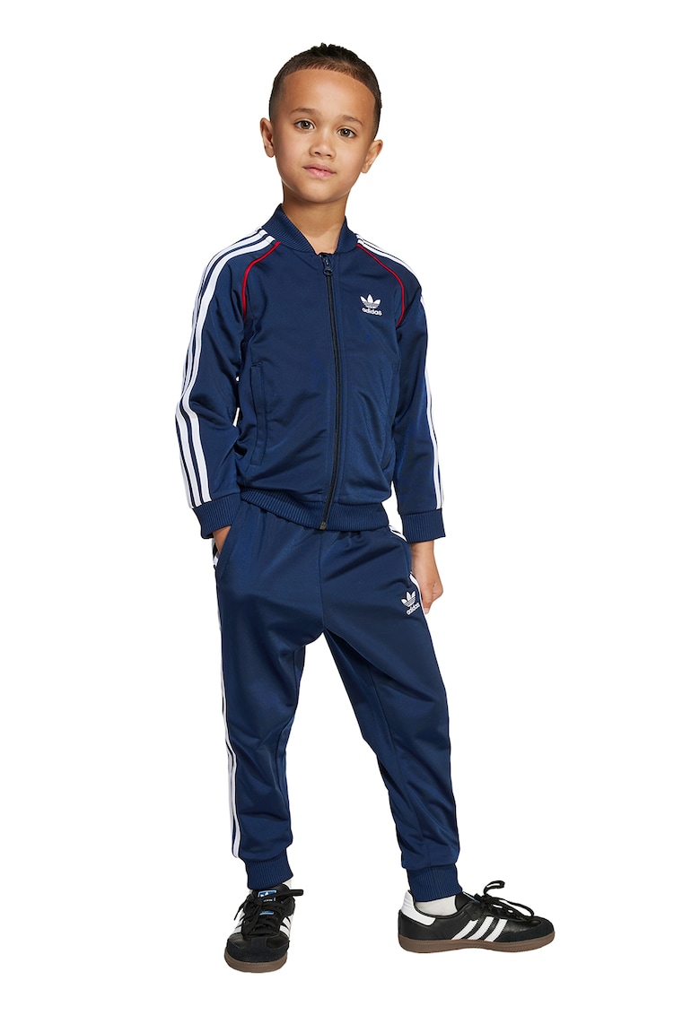 Спортен екип с цип и бродирано лого adidas Originals