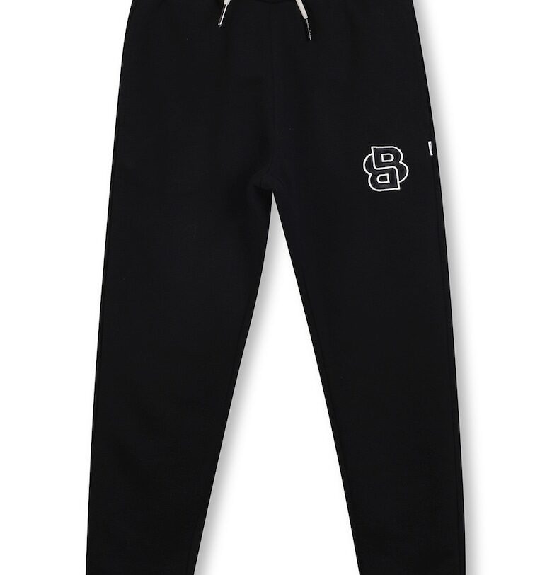 Спортен панталон с висока талия и връзка BOSS Kidswear