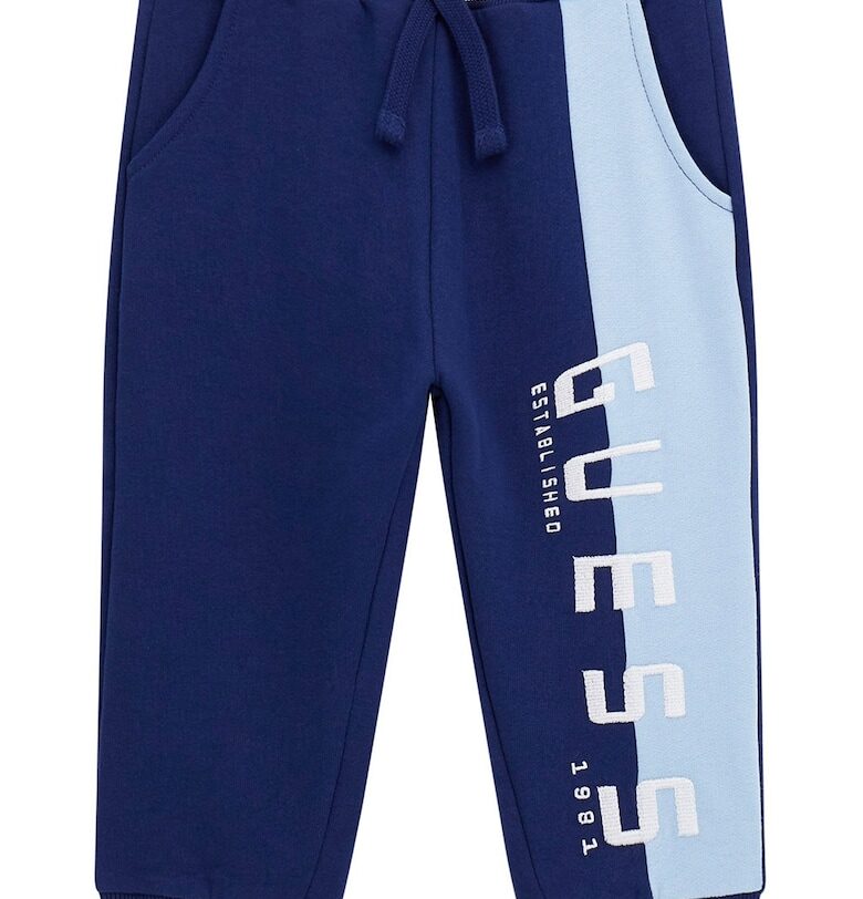 Спортен панталон с връзка и бродирано лого GUESS KIDS