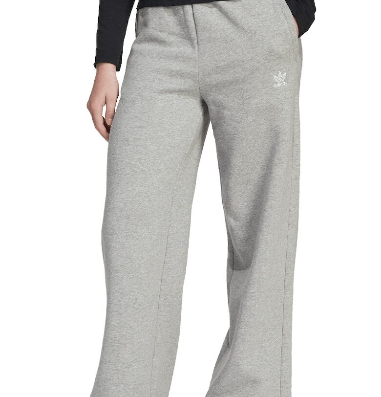 Спортен панталон с широк крачол и висока талия adidas Originals