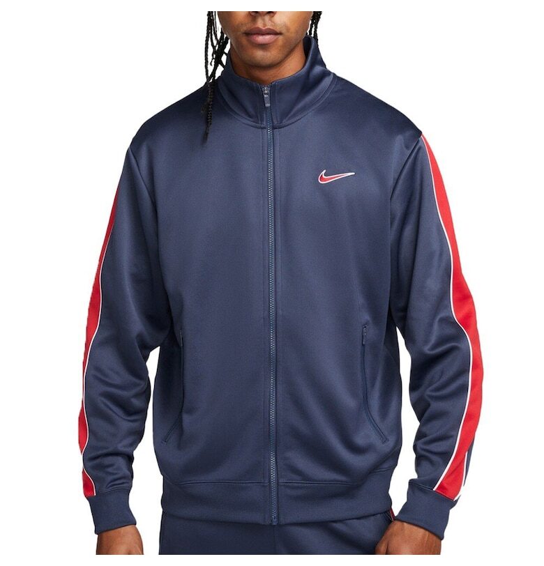 Спортна тениска  FN0257-437 - мъжка - тъмносиня Nike