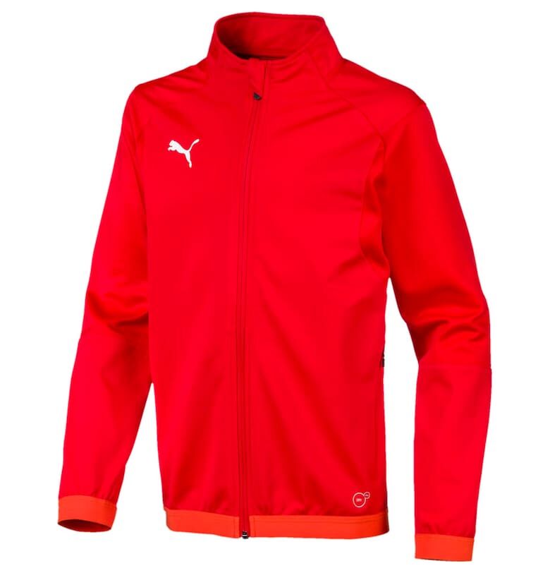 Спортно детско суичър  Полиестер - Червено Puma