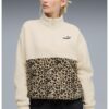 Суитшърт Essentials с джоб с цип и животинска шарка Puma