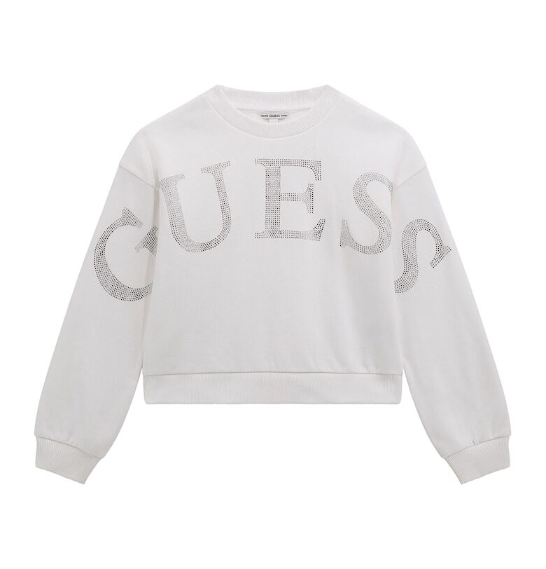 Суитшърт с декоративни камъни GUESS KIDS