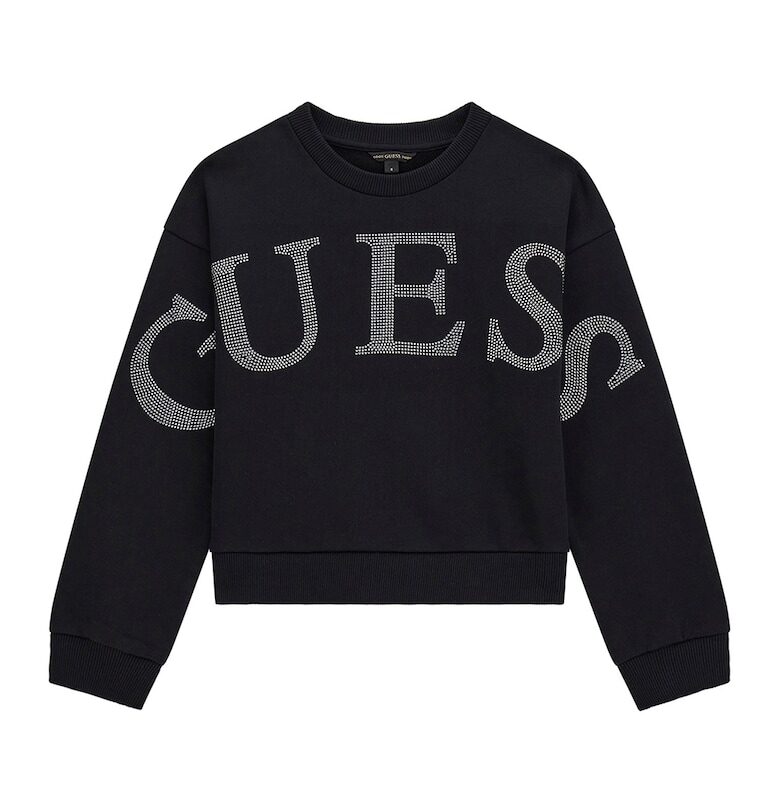 Суитшърт с декоративни камъни GUESS KIDS