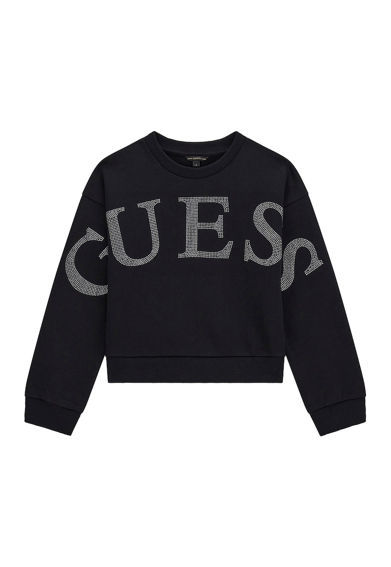 Суитшърт с декоративни камъни GUESS KIDS