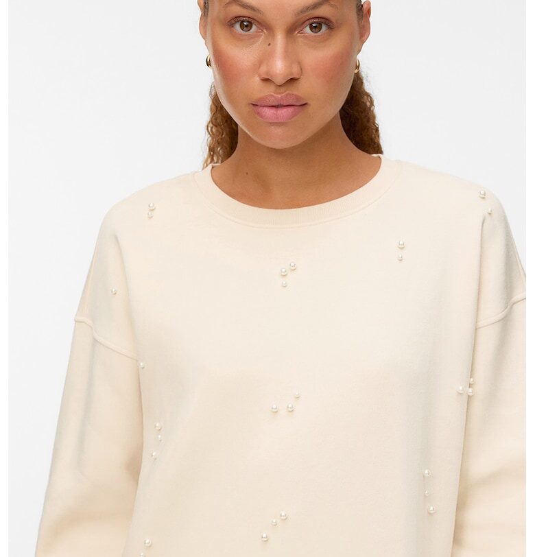 Суитшърт с еко перли Vero Moda
