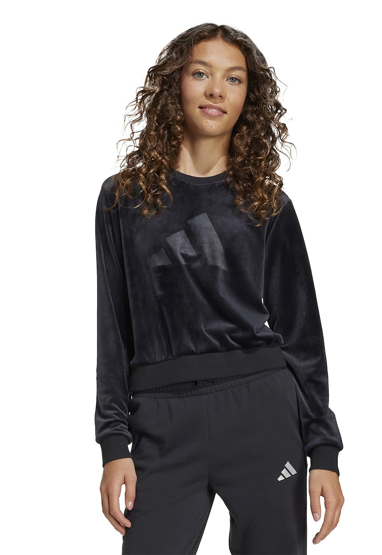 Суитшърт с кадифен ефект adidas Sportswear