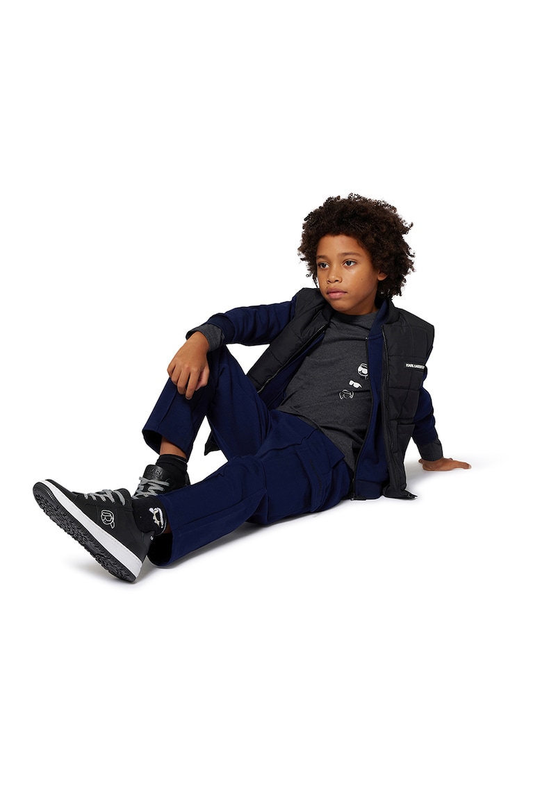 Яке бомбър с лого KARL LAGERFELD KIDS