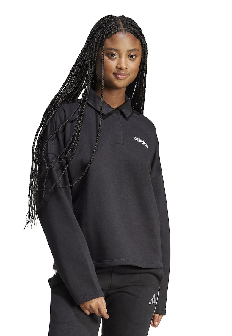 Суитшърт с лого и яка adidas Sportswear