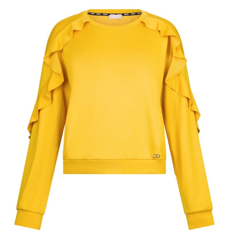 Суитшърт с надиплени ръкави Liu Jo