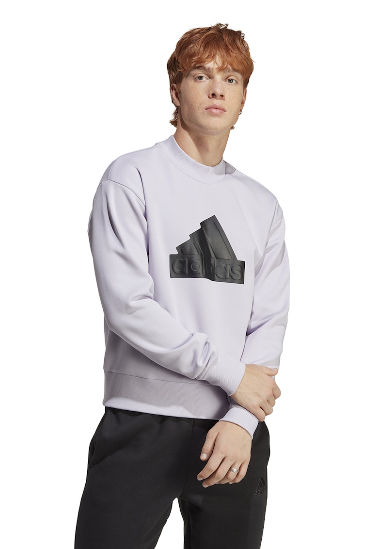 Суитшърт с овално деколте и лого adidas Sportswear