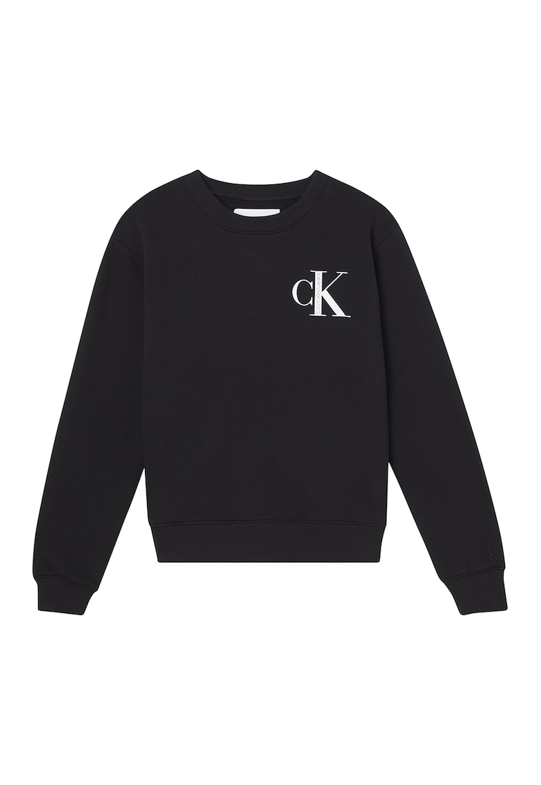 Суитшърт с органичен памук и монограм CALVIN KLEIN JEANS